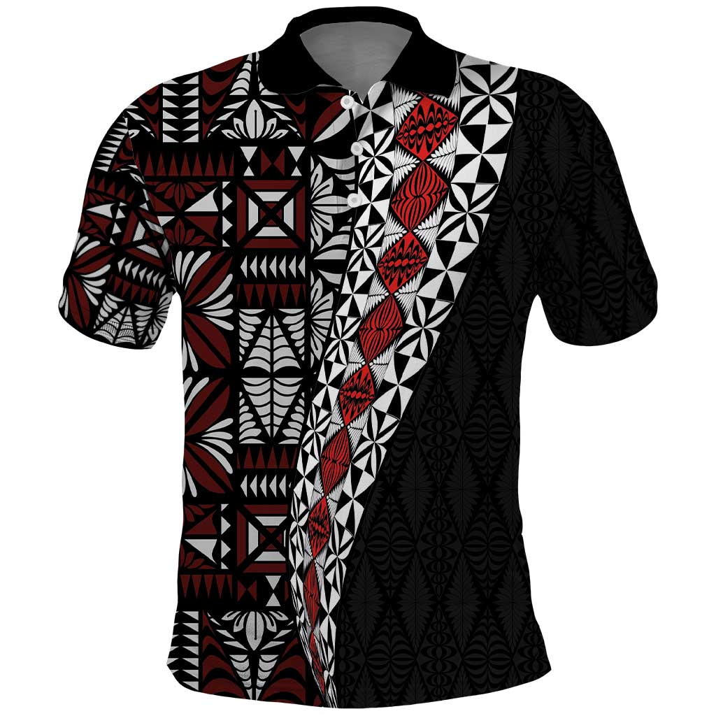 Tonga Ngatu Art Tattoo Polynesian Polo Shirt