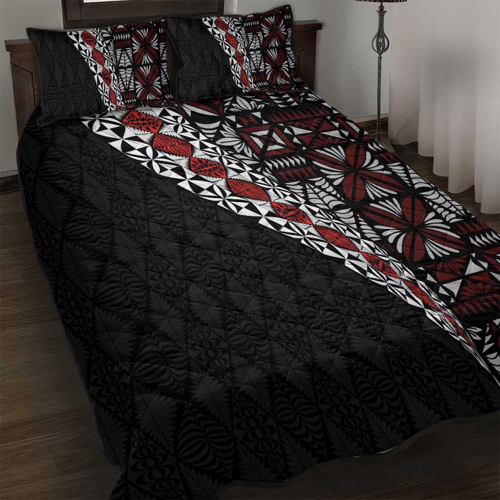 Tonga Ngatu Art Tattoo Polynesian Quilt Bed Set