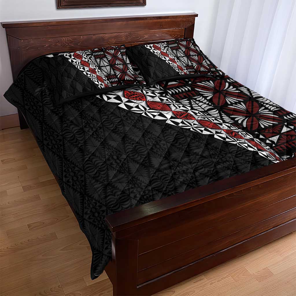 Tonga Ngatu Art Tattoo Polynesian Quilt Bed Set