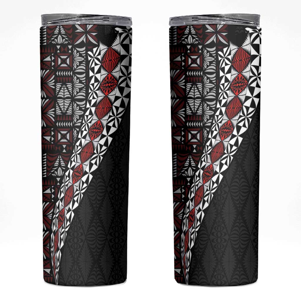 Tonga Ngatu Art Tattoo Polynesian Skinny Tumbler
