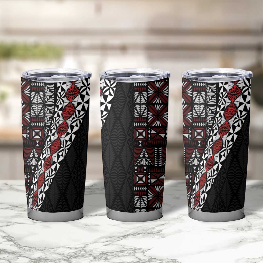 Tonga Ngatu Art Tattoo Polynesian Tumbler Cup