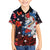 Hawaiian and Japanese Together Family Matching Long Sleeve Bodycon Dress and Hawaiian Shirt Hibiscus and Koi Fish Polynesian Pattern Colorful Style