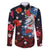 Hawaiian and Japanese Together Family Matching Mermaid Dress and Hawaiian Shirt Hibiscus and Koi Fish Polynesian Pattern Colorful Style