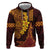 Hawaii Volcano Hoodie Polynesian and Kakau Pattern