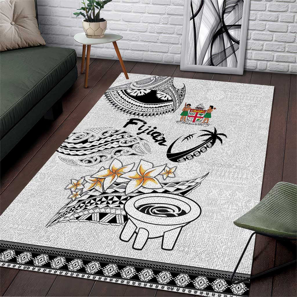 Fijian Traditional Culture Area Rug Tapa Tribal Tattoos - Polynesian Pride