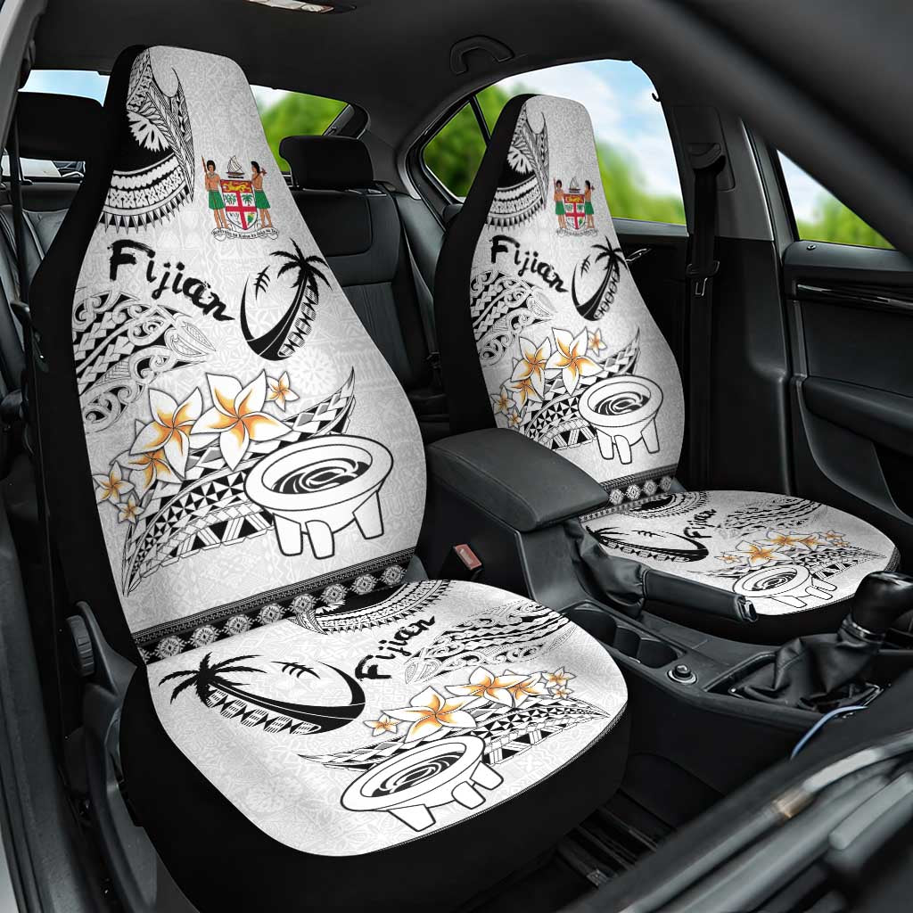 Fijian Traditional Culture Car Seat Cover Tapa Tribal Tattoos - Polynesian Pride