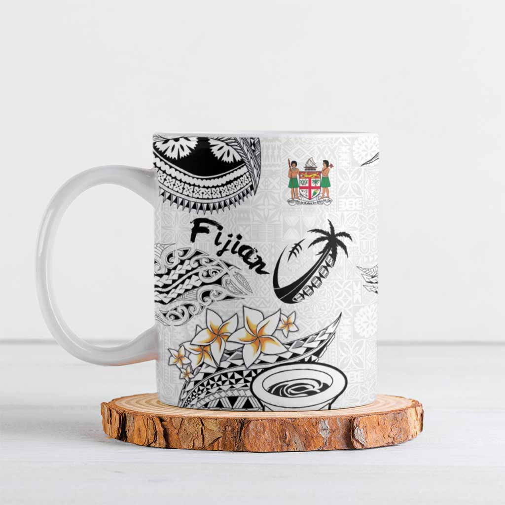 Fijian Traditional Culture Ceramic Mug Tapa Tribal Tattoos - Polynesian Pride