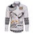 Fijian Traditional Culture Family Matching Long Sleeve Bodycon Dress and Hawaiian Shirt Tapa Tribal Tattoos - Polynesian Pride