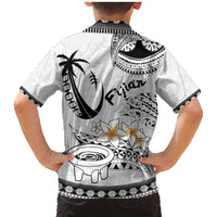 Fijian Traditional Culture Family Matching Mermaid Dress and Hawaiian Shirt Tapa Tribal Tattoos - Polynesian Pride