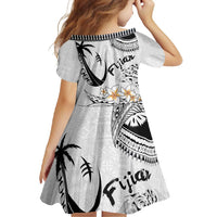 Fijian Traditional Culture Family Matching Short Sleeve Bodycon Dress and Hawaiian Shirt Tapa Tribal Tattoos - Polynesian Pride