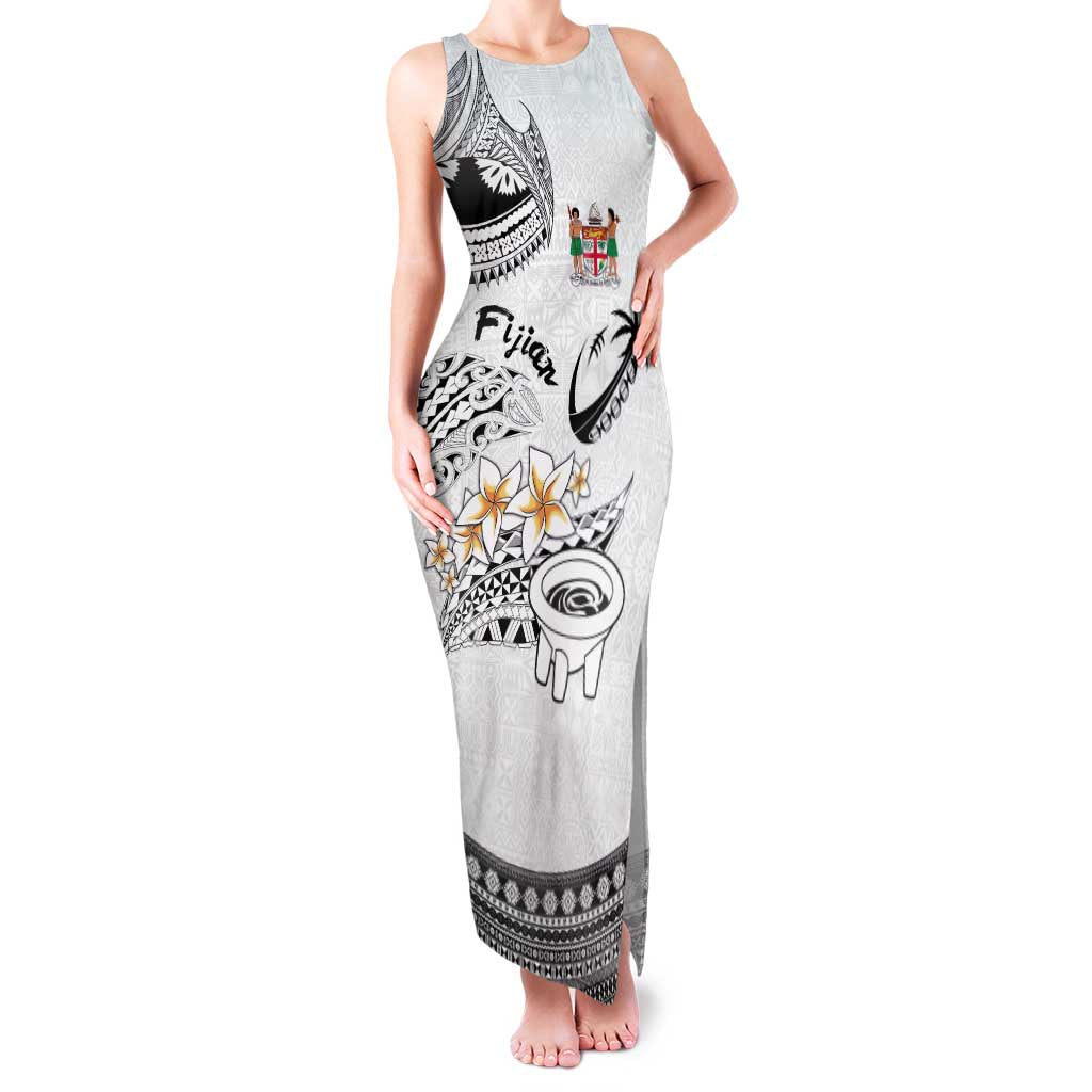 Fijian Traditional Culture Family Matching Tank Maxi Dress and Hawaiian Shirt Tapa Tribal Tattoos - Polynesian Pride