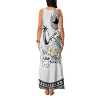 Fijian Traditional Culture Family Matching Tank Maxi Dress and Hawaiian Shirt Tapa Tribal Tattoos - Polynesian Pride
