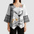 Fijian Traditional Culture Kimono Sleeve Blouse Tapa Tribal Tattoos - Polynesian Pride