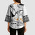 Fijian Traditional Culture Kimono Sleeve Blouse Tapa Tribal Tattoos - Polynesian Pride