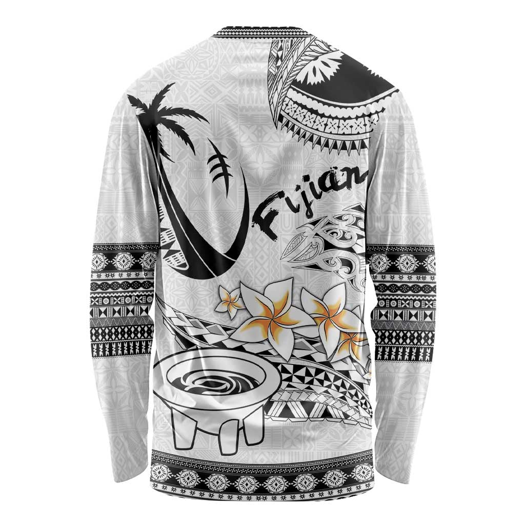 Fijian Traditional Culture Long Sleeve Shirt Tapa Tribal Tattoos LT03 - Polynesian Pride