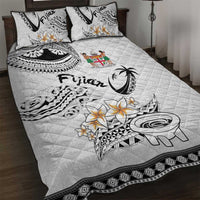 Fijian Traditional Culture Quilt Bed Set Tapa Tribal Tattoos - Polynesian Pride