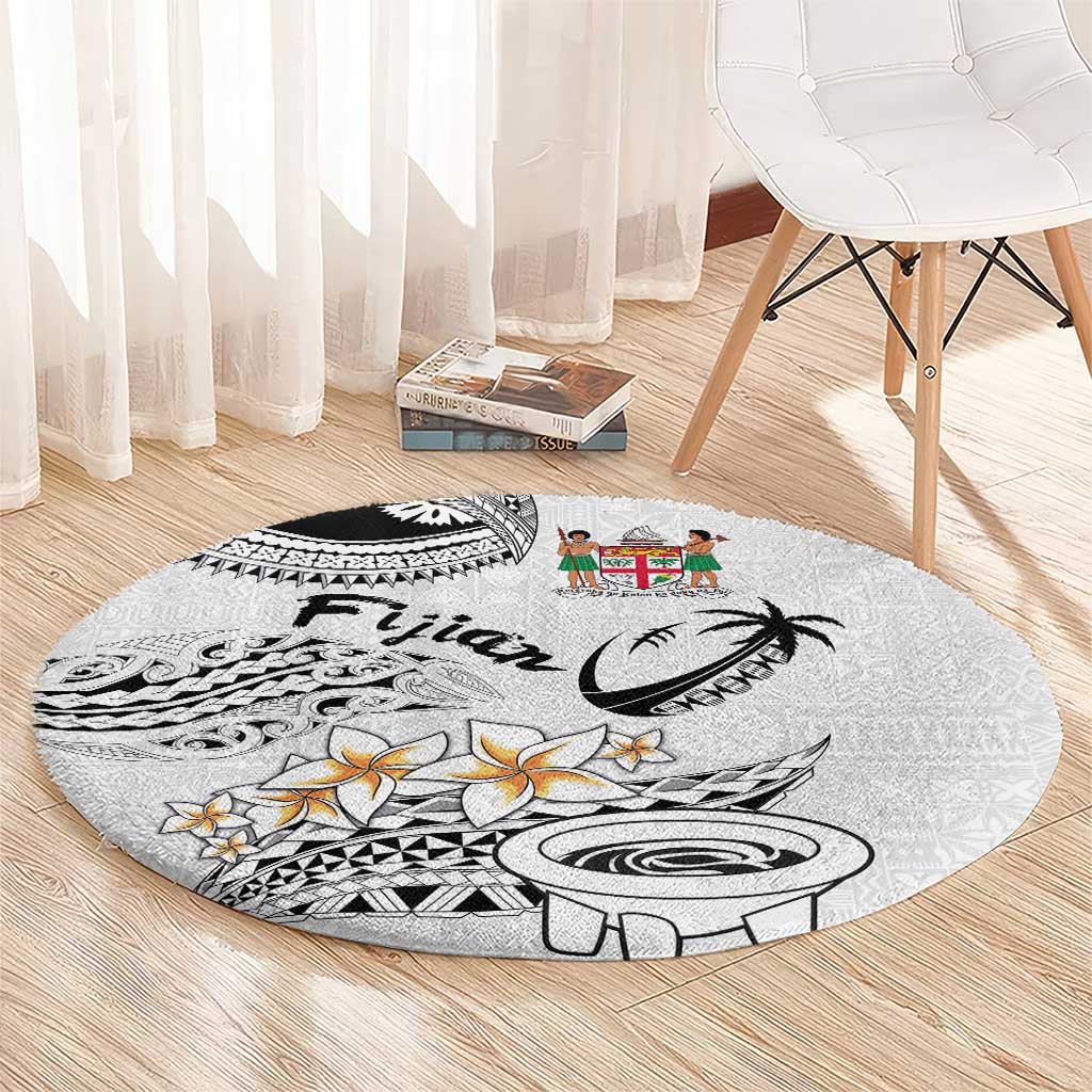 Fijian Traditional Culture Round Carpet Tapa Tribal Tattoos - Polynesian Pride