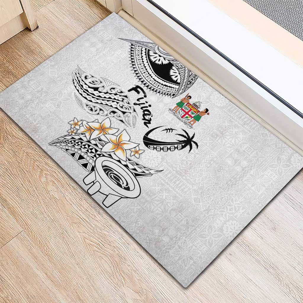 Fijian Traditional Culture Rubber Doormat Tapa Tribal Tattoos - Polynesian Pride