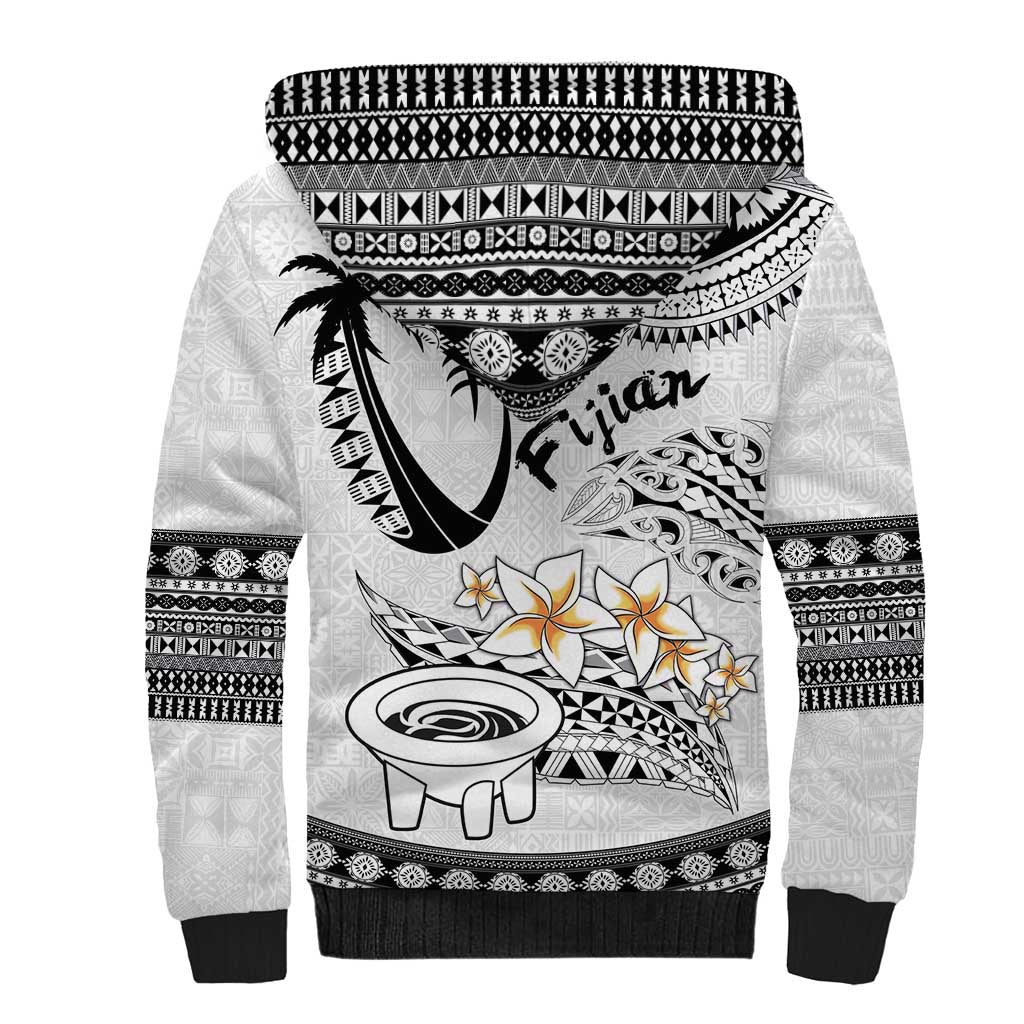 Fijian Traditional Culture Sherpa Hoodie Tapa Tribal Tattoos - Polynesian Pride