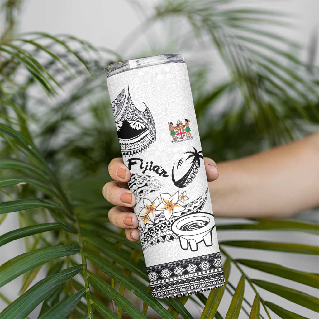 Fijian Traditional Culture Skinny Tumbler Tapa Tribal Tattoos - Polynesian Pride