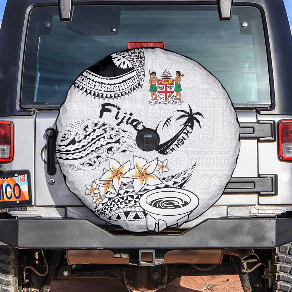 Fijian Traditional Culture Spare Tire Cover Tapa Tribal Tattoos - Polynesian Pride