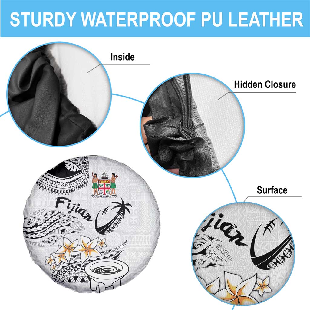 Fijian Traditional Culture Spare Tire Cover Tapa Tribal Tattoos - Polynesian Pride