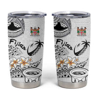 Fijian Traditional Culture Tumbler Cup Tapa Tribal Tattoos LT03 White - Polynesian Pride