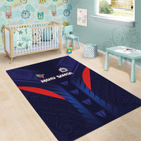 Rugby Samoa Area Rug Siva Tau Spirit Sporty Vibes - Polynesian Pride