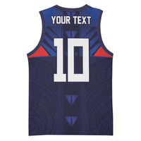 Custom Rugby Samoa Basketball Jersey Siva Tau Spirit Sporty Vibes - Polynesian Pride