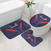 Rugby Samoa Bathroom Set Siva Tau Spirit Sporty Vibes - Polynesian Pride
