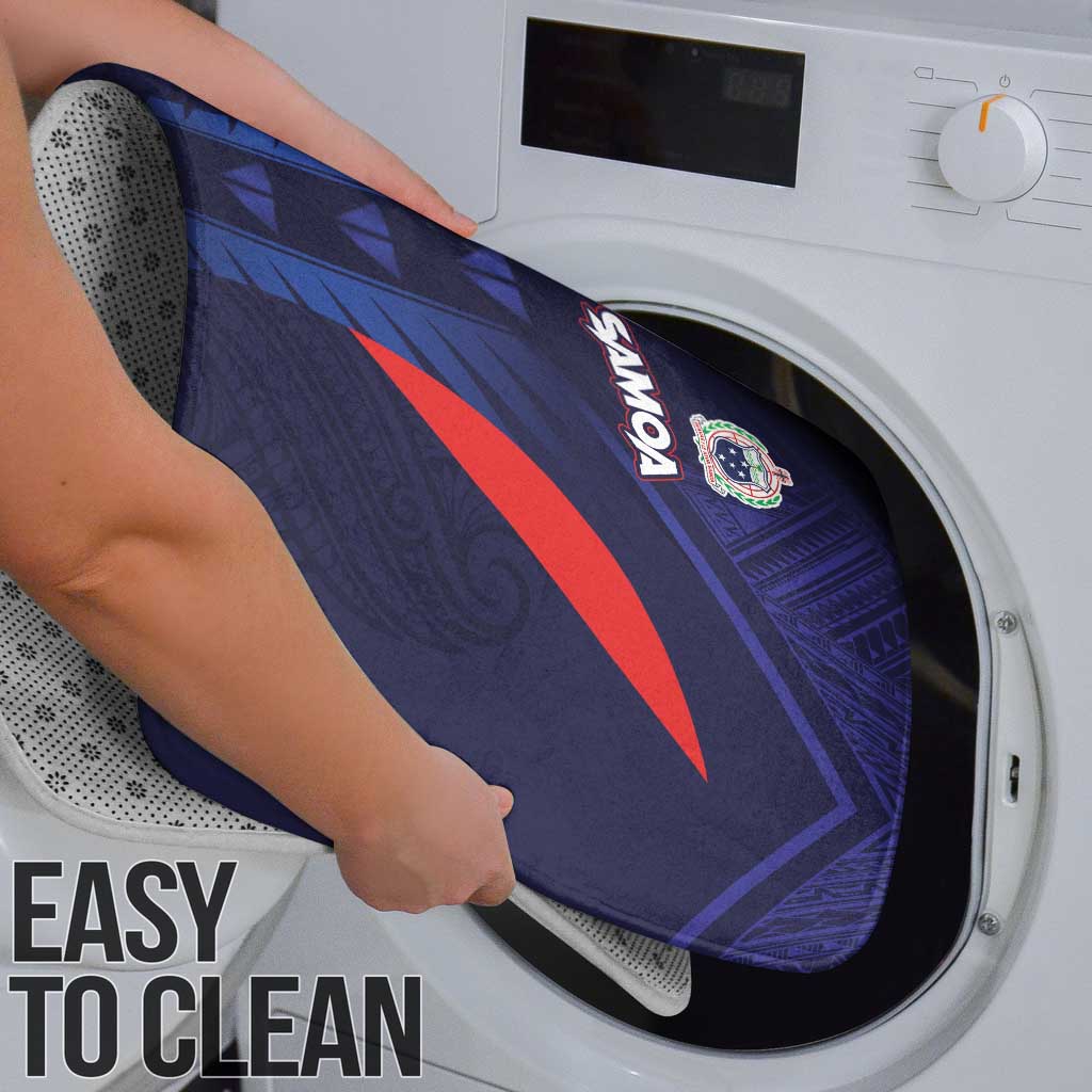 Rugby Samoa Bathroom Set Siva Tau Spirit Sporty Vibes - Polynesian Pride