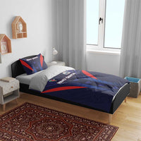 Rugby Samoa Bedding Set Siva Tau Spirit Sporty Vibes - Polynesian Pride