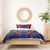 Rugby Samoa Bedding Set Siva Tau Spirit Sporty Vibes - Polynesian Pride