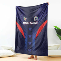 Rugby Samoa Blanket Siva Tau Spirit Sporty Vibes - Polynesian Pride