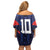 Custom Rugby Samoa Family Matching Off Shoulder Short Dress and Hawaiian Shirt Siva Tau Spirit Sporty Vibes - Polynesian Pride