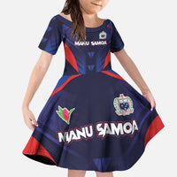 Custom Rugby Samoa Family Matching Puletasi and Hawaiian Shirt Siva Tau Spirit Sporty Vibes - Polynesian Pride