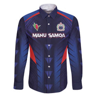 Custom Rugby Samoa Family Matching Puletasi and Hawaiian Shirt Siva Tau Spirit Sporty Vibes - Polynesian Pride