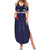 Custom Rugby Samoa Family Matching Summer Maxi Dress and Hawaiian Shirt Siva Tau Spirit Sporty Vibes - Polynesian Pride