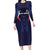 Custom Rugby Samoa Long Sleeve Bodycon Dress Siva Tau Spirit Sporty Vibes - Polynesian Pride