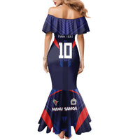 Custom Rugby Samoa Mermaid Dress Siva Tau Spirit Sporty Vibes LT03 - Polynesian Pride