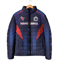 Custom Rugby Samoa Padded Jacket Siva Tau Spirit Sporty Vibes - Polynesian Pride