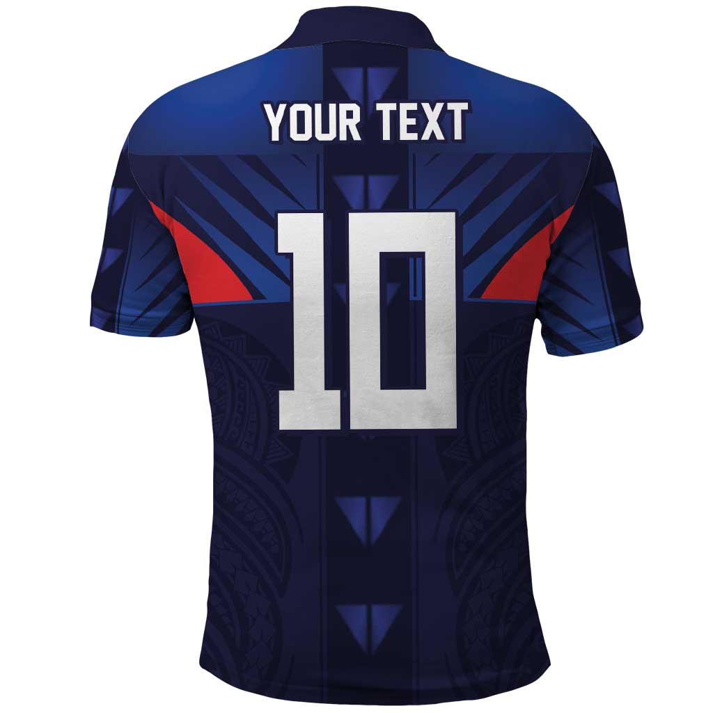 Custom Rugby Samoa Polo Shirt Siva Tau Spirit Sporty Vibes - Polynesian Pride