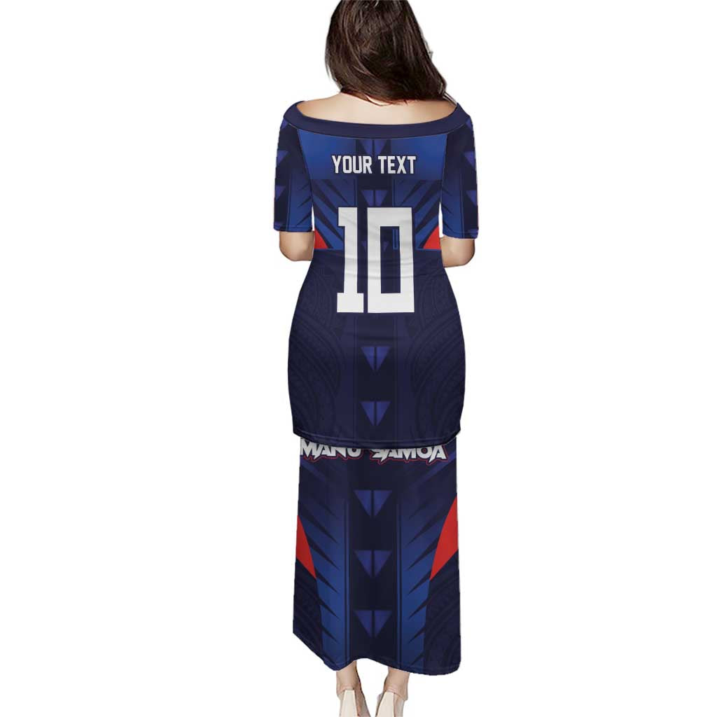 Custom Rugby Samoa Puletasi Siva Tau Spirit Sporty Vibes - Polynesian Pride