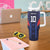 Custom Rugby Samoa Tumbler With Handle Siva Tau Spirit Sporty Vibes - Polynesian Pride