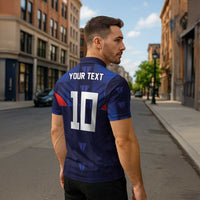 Custom Rugby Samoa Zipper Polo Shirt Siva Tau Spirit Sporty Vibes - Polynesian Pride