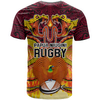 PNG Port Moresby Vipers Rugby T Shirt Fire Vipers Mix PNG Bird Polynesian Tattoo LT03 - Polynesian Pride