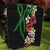 Hawaiian Tropical Flowers and Maile Pikake Quilt Polynesian Tribal Pattern Black Color