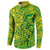 Cook Islands Vaa Polynesian Art Tattoo Button Sweatshirt National Color