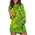 Cook Islands Vaa Polynesian Art Tattoo Hoodie Dress National Color