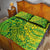 Cook Islands Vaa Polynesian Art Tattoo Quilt Bed Set National Color